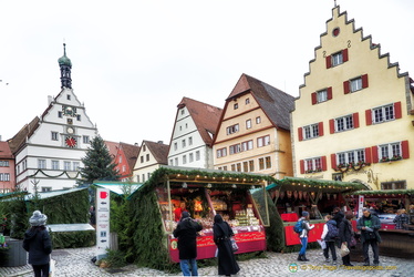 Market stalls on Rothenburg Marktplatz